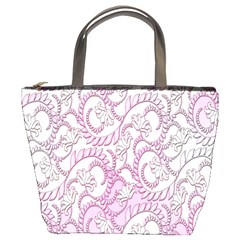 Floral Pattern Background Bucket Bags by BangZart