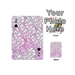 Floral Pattern Background Playing Cards 54 (mini)  by BangZart