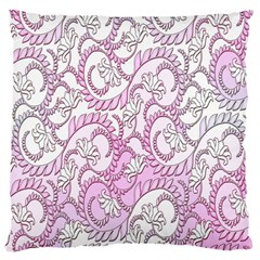 Floral Pattern Background Large Cushion Case (one Side) by BangZart