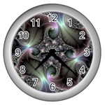 Precious Spiral Wall Clocks (Silver)  Front