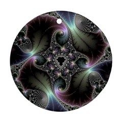 Precious Spiral Round Ornament (two Sides) by BangZart