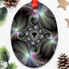 Precious Spiral Oval Ornament (two Sides) by BangZart