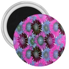 Floral Pattern Background 3  Magnets by BangZart