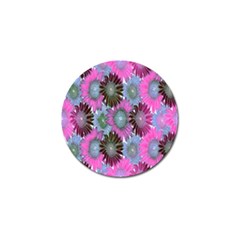 Floral Pattern Background Golf Ball Marker (4 Pack) by BangZart