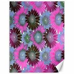 Floral Pattern Background Canvas 12  X 16   by BangZart