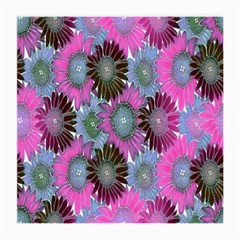 Floral Pattern Background Medium Glasses Cloth (2-side) by BangZart