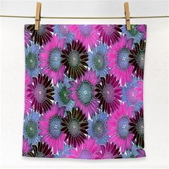 Floral Pattern Background Face Towel by BangZart