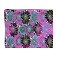 Floral Pattern Background Cosmetic Bag (xl) by BangZart