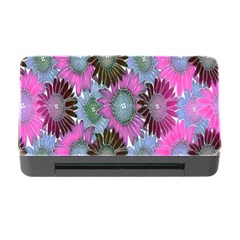 Floral Pattern Background Memory Card Reader With Cf by BangZart