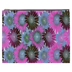 Floral Pattern Background Cosmetic Bag (xxxl)  by BangZart