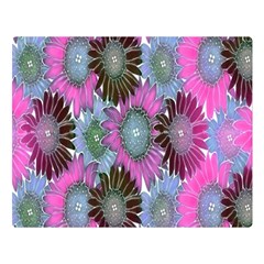 Floral Pattern Background Double Sided Flano Blanket (large) 