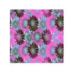 Floral Pattern Background Small Satin Scarf (square) by BangZart