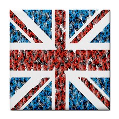 Fun And Unique Illustration Of The Uk Union Jack Flag Made Up Of Cartoon Ladybugs Tile Coasters by BangZart