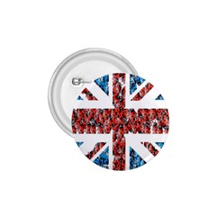 Fun And Unique Illustration Of The Uk Union Jack Flag Made Up Of Cartoon Ladybugs 1 75  Buttons by BangZart