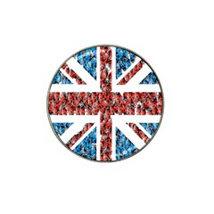 Fun And Unique Illustration Of The Uk Union Jack Flag Made Up Of Cartoon Ladybugs Hat Clip Ball Marker by BangZart