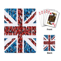 Fun And Unique Illustration Of The Uk Union Jack Flag Made Up Of Cartoon Ladybugs Playing Card by BangZart