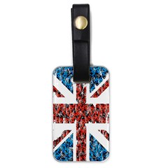 Fun And Unique Illustration Of The Uk Union Jack Flag Made Up Of Cartoon Ladybugs Luggage Tags (one Side)  by BangZart