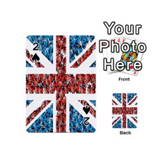 Fun And Unique Illustration Of The Uk Union Jack Flag Made Up Of Cartoon Ladybugs Playing Cards 54 (mini)  by BangZart