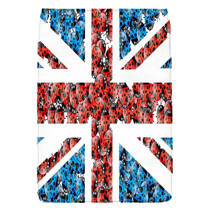 Fun And Unique Illustration Of The Uk Union Jack Flag Made Up Of Cartoon Ladybugs Flap Covers (S) 