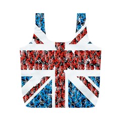 Fun And Unique Illustration Of The Uk Union Jack Flag Made Up Of Cartoon Ladybugs Full Print Recycle Bags (m)  by BangZart