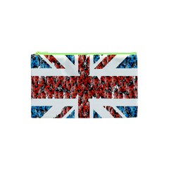 Fun And Unique Illustration Of The Uk Union Jack Flag Made Up Of Cartoon Ladybugs Cosmetic Bag (xs) by BangZart