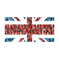 Fun And Unique Illustration Of The Uk Union Jack Flag Made Up Of Cartoon Ladybugs Yoga Headband by BangZart