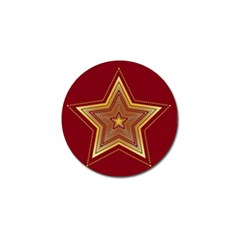 Christmas Star Seamless Pattern Golf Ball Marker (4 Pack) by BangZart