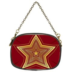 Christmas Star Seamless Pattern Chain Purses (one Side)  by BangZart