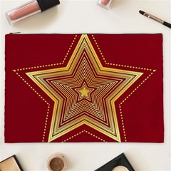 Christmas Star Seamless Pattern Cosmetic Bag (xxl)  by BangZart