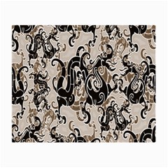 Dragon Pattern Background Small Glasses Cloth (2-side) by BangZart