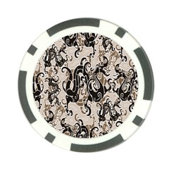 Dragon Pattern Background Poker Chip Card Guard (10 Pack) by BangZart