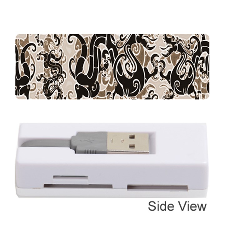 Dragon Pattern Background Memory Card Reader (Stick) 