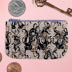 Dragon Pattern Background Large Coin Purse