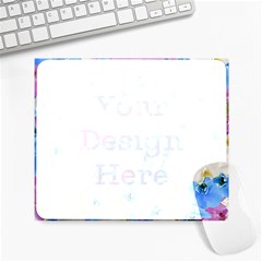 Tulips Floral Pattern Large Mousepads