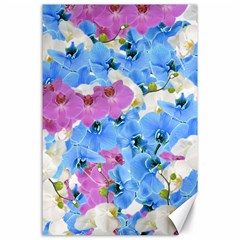 Tulips Floral Pattern Canvas 24  X 36 