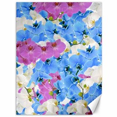 Tulips Floral Pattern Canvas 36  X 48  