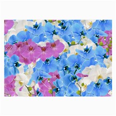 Tulips Floral Pattern Large Glasses Cloth (2-side)