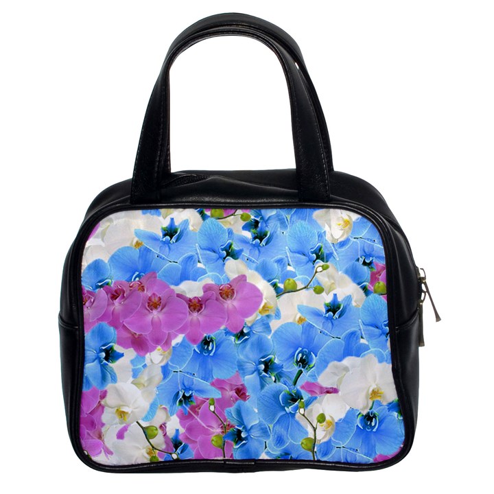 Tulips Floral Pattern Classic Handbags (2 Sides)