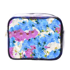 Tulips Floral Pattern Mini Toiletries Bags