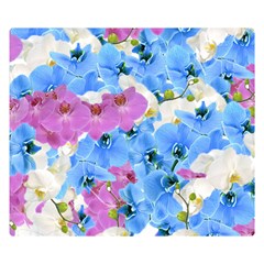 Tulips Floral Pattern Double Sided Flano Blanket (small)  by paulaoliveiradesign