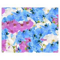 Tulips Floral Pattern Double Sided Flano Blanket (medium) 