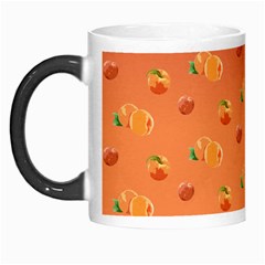 Peach Fruit Pattern Morph Mugs by paulaoliveiradesign