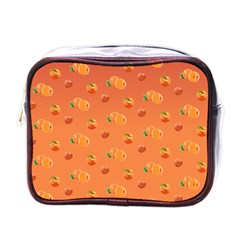 Peach Fruit Pattern Mini Toiletries Bags by paulaoliveiradesign