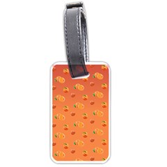 Peach Fruit Pattern Luggage Tags (one Side)  by paulaoliveiradesign