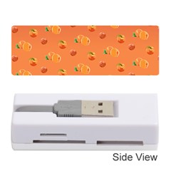 Peach Fruit Pattern Memory Card Reader (stick)  by paulaoliveiradesign