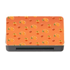 Peach Fruit Pattern Memory Card Reader With Cf by paulaoliveiradesign