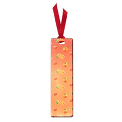 Peach Fruit Pattern Small Book Marks by paulaoliveiradesign