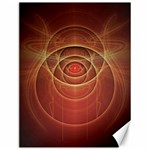 The Rusty Red Fractal Scarab of Fiery Old Man Ra Canvas 12  x 16   11.86 x15.41  Canvas - 1