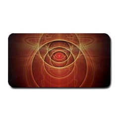 The Rusty Red Fractal Scarab Of Fiery Old Man Ra Medium Bar Mats by jayaprime