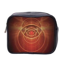 The Rusty Red Fractal Scarab Of Fiery Old Man Ra Mini Toiletries Bag 2-side by jayaprime